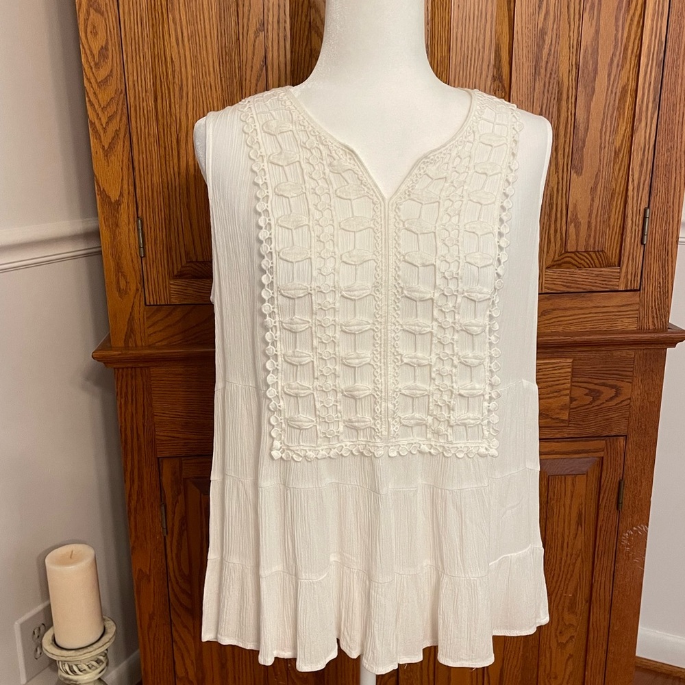 Indigo Soul Sleeveless Top - Women’s L